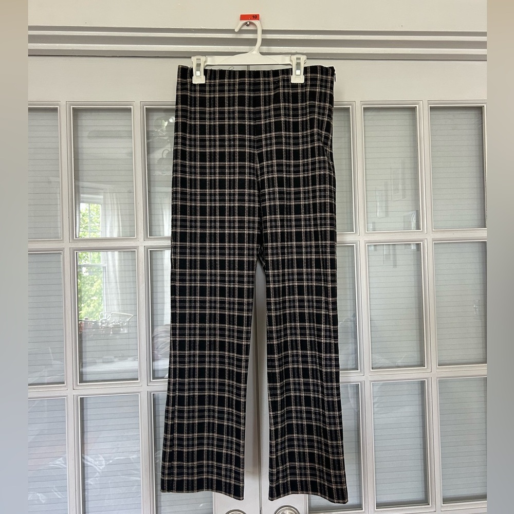 Plaid work pants